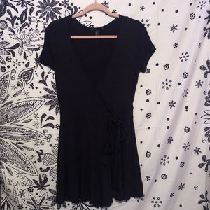 Black short romper